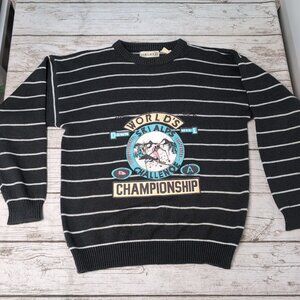 Vintage World Championship Ski Alps Challenge Crewneck Sweater